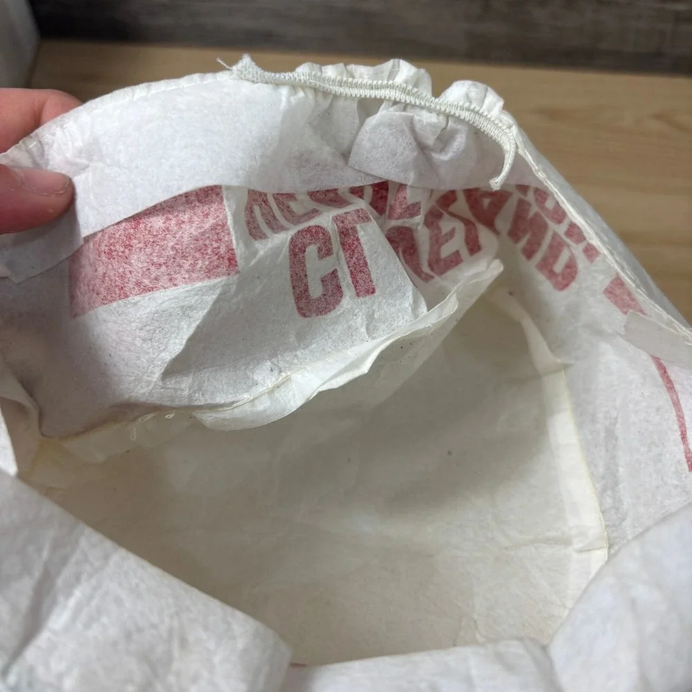 Vintage Stroh Light‎ Hat Fitted White Red Painters Paper Cap
